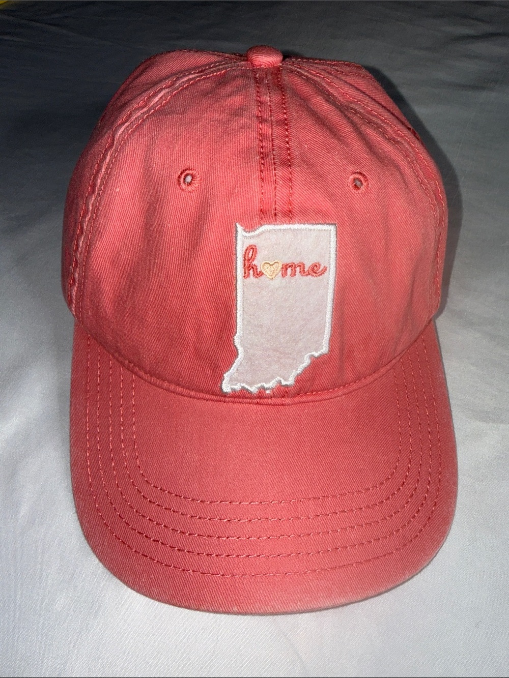 Coral 'Home' Indiana Baseball Cap